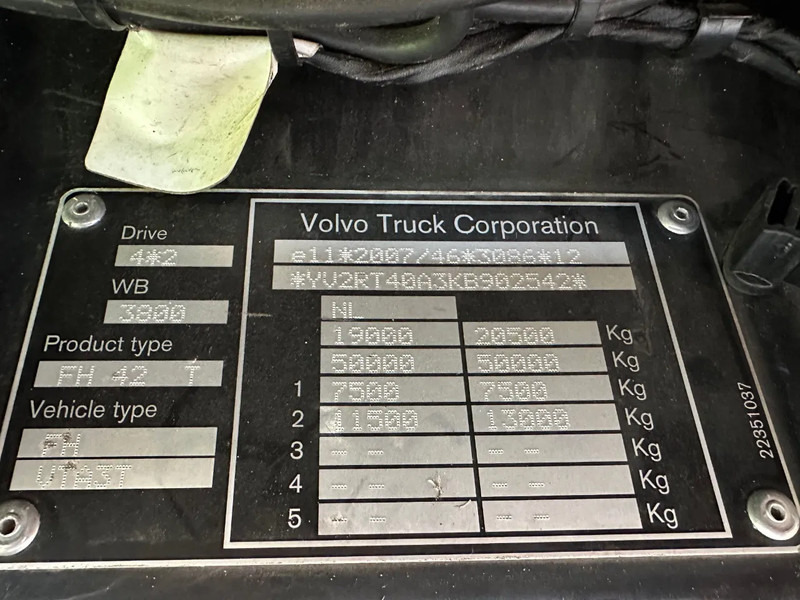 Volvo FH 500 / GLOBETROTTER / NL TRUCK / ALCOA / 2 TANK /TOP!! - 트랙터 유닛 : 사진 4 Volvo FH 500 / GLOBETROTTER / NL TRUCK / ALCOA / 2 TANK /TOP!! - 트랙터 유닛 : 사진 4