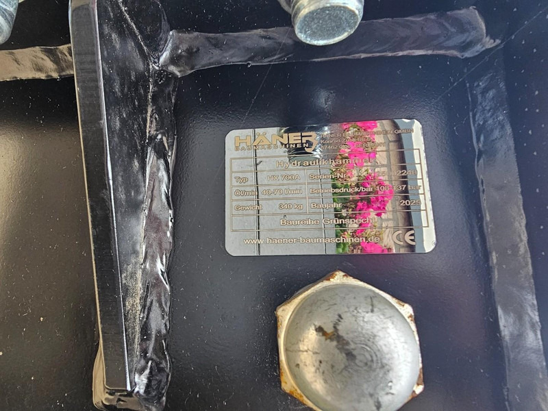 Haner HX700A - 유압 해머 굴착기 용 : 사진 5 Haner HX700A - 유압 해머 굴착기 용 : 사진 5