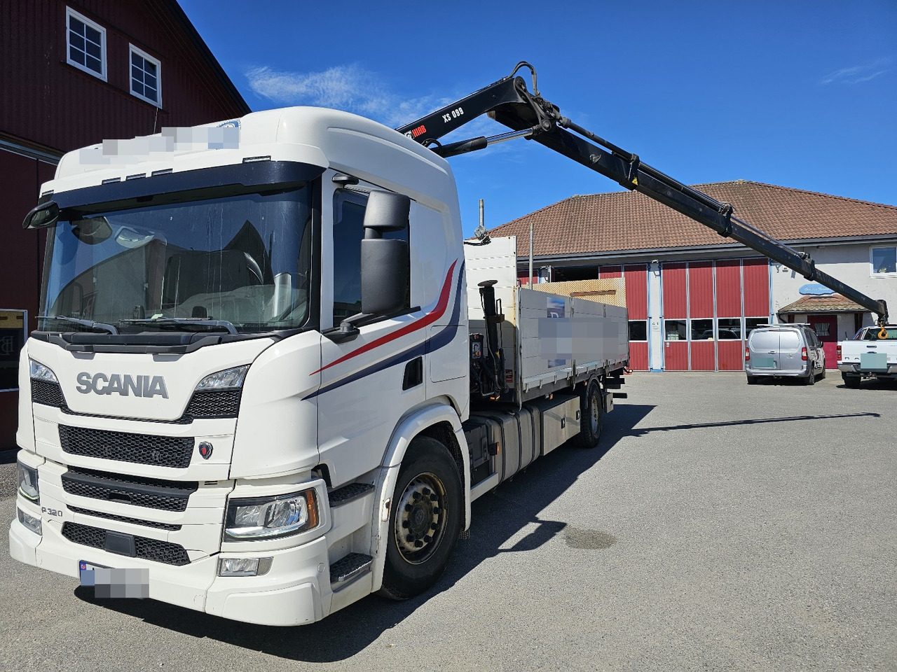 Scania P320 - 드롭사이드/ 플랫베드 트럭, 크레인 트럭 : 사진 1 Scania P320 - 드롭사이드/ 플랫베드 트럭, 크레인 트럭 : 사진 1