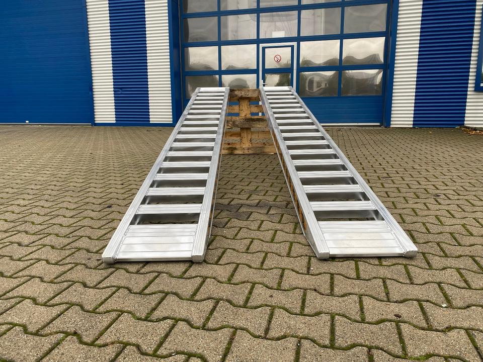 Alurampen Satz 3,50M 2000KG Minibagger Minilader Quad Auffahrrampe *INKL.19% MWST* - 로딩 램프 : 사진 3 Alurampen Satz 3,50M 2000KG Minibagger Minilader Quad Auffahrrampe *INKL.19% MWST* - 로딩 램프 : 사진 3