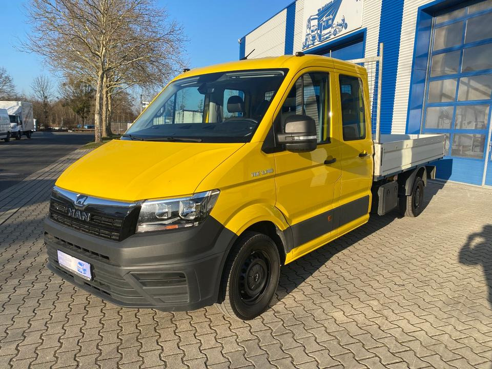 MAN TGE 3.140 Doka Pritsche Lang *STANDHZG* AHK*24 MONATE GARANTIE*1.HAND*INKL.19% MWST*SOFORT!* - 플랫베드 밴, 콤비 밴 : 사진 3 MAN TGE 3.140 Doka Pritsche Lang *STANDHZG* AHK*24 MONATE GARANTIE*1.HAND*INKL.19% MWST*SOFORT!* - 플랫베드 밴, 콤비 밴 : 사진 3