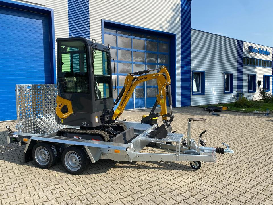 미니 굴삭기 Minibagger BK1250KJSR + Tieflader + Zubehör *INKL.19% MWST*BERGER KRAUS*VERSTELLFAHRWERK* KUBOTA*SOFORT!* : 사진 7