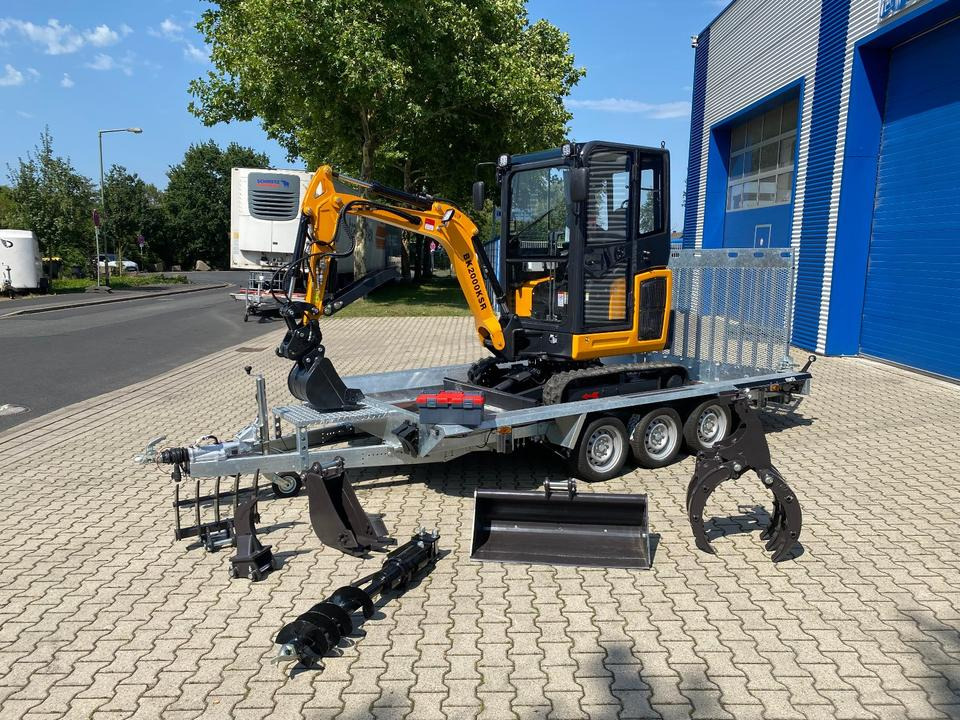 Minibagger BK2000KSR + Tieflader + Zubehör *INKL.19% MWST*BERGER KRAUS*YANMAR*SCHWENKARM* VERSTELLFAHRWERK** - 미니 굴삭기, 트레일러 : 사진 1 Minibagger BK2000KSR + Tieflader + Zubehör *INKL.19% MWST*BERGER KRAUS*YANMAR*SCHWENKARM* VERSTELLFAHRWERK** - 미니 굴삭기, 트레일러 : 사진 1