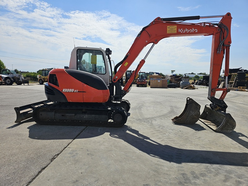 KUBOTA KX080-3 - 미니 굴삭기 : 사진 5 KUBOTA KX080-3 - 미니 굴삭기 : 사진 5