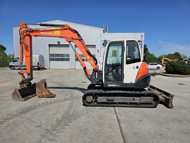 KUBOTA KX080-3 - 미니 굴삭기 : 사진 2 KUBOTA KX080-3 - 미니 굴삭기 : 사진 2