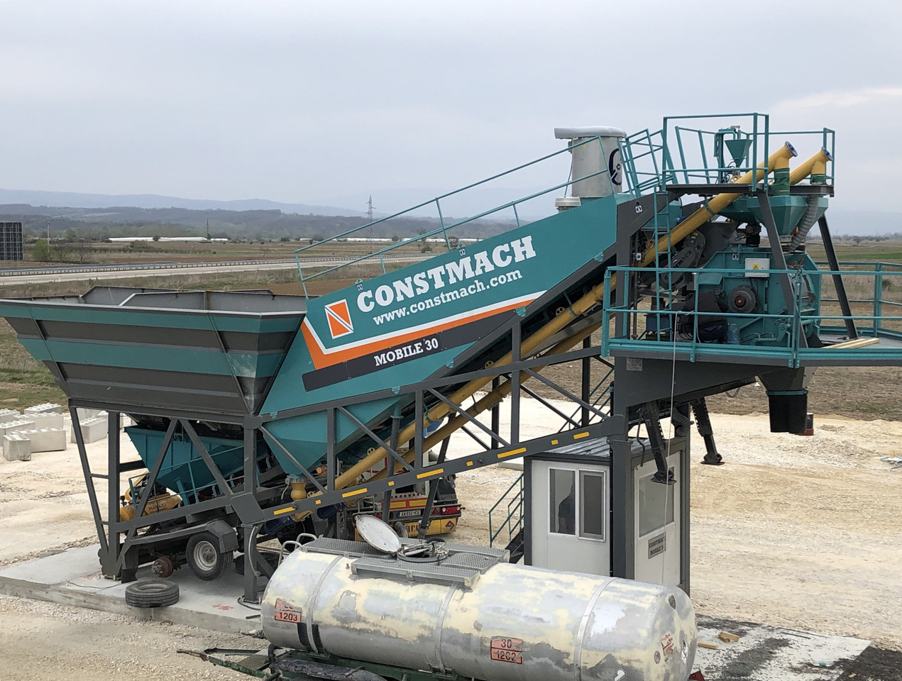 Constmach 30 m³/h Mobile Concrete Batching Plant - 콘크리트 플랜트 : 사진 4 Constmach 30 m³/h Mobile Concrete Batching Plant - 콘크리트 플랜트 : 사진 4