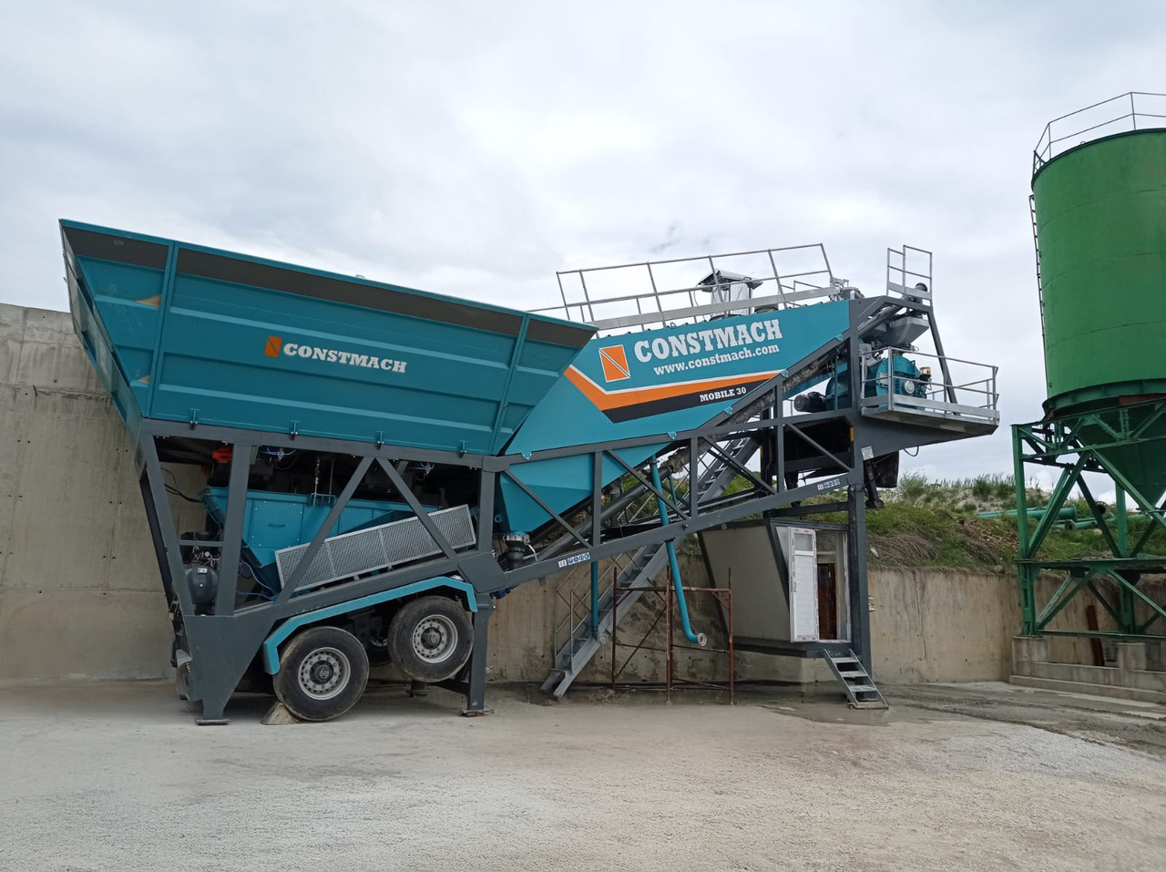 Constmach 30 m³/h Mobile Concrete Batching Plant - 콘크리트 플랜트 : 사진 2 Constmach 30 m³/h Mobile Concrete Batching Plant - 콘크리트 플랜트 : 사진 2