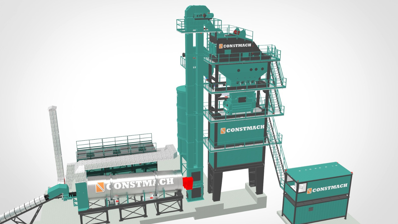 Constmach Centrale D'asphalte Stationnaire Livrée en Stock Garantie 2 ans - 아스팔트 플랜트 : 사진 3 Constmach Centrale D'asphalte Stationnaire Livrée en Stock Garantie 2 ans - 아스팔트 플랜트 : 사진 3