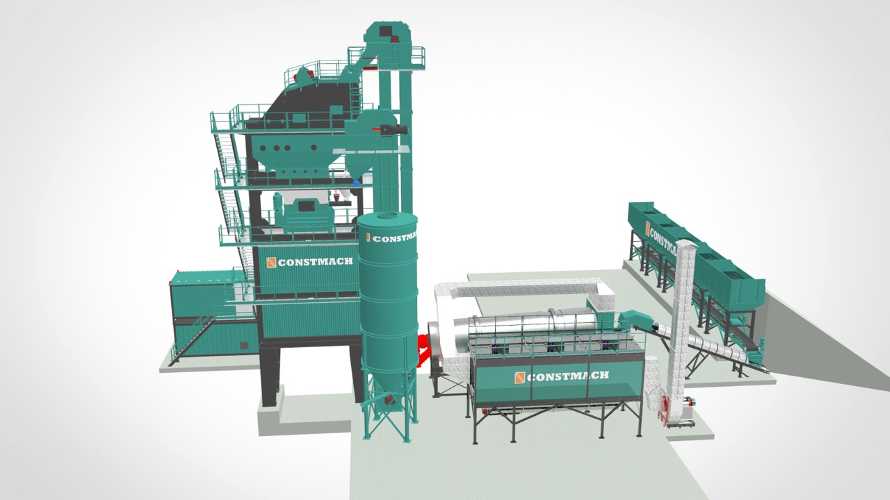 Constmach Centrale D'asphalte Stationnaire Livrée en Stock Garantie 2 ans - 아스팔트 플랜트 : 사진 2 Constmach Centrale D'asphalte Stationnaire Livrée en Stock Garantie 2 ans - 아스팔트 플랜트 : 사진 2