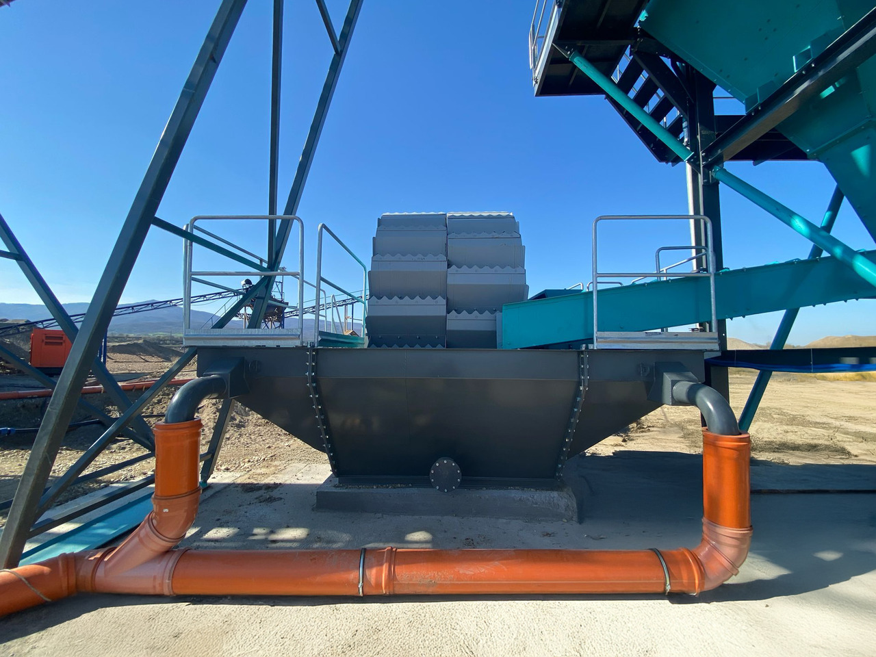 Constmach Machine À Laver Les Sables À Godets Sur Roues - 스크리너 : 사진 2 Constmach Machine À Laver Les Sables À Godets Sur Roues - 스크리너 : 사진 2