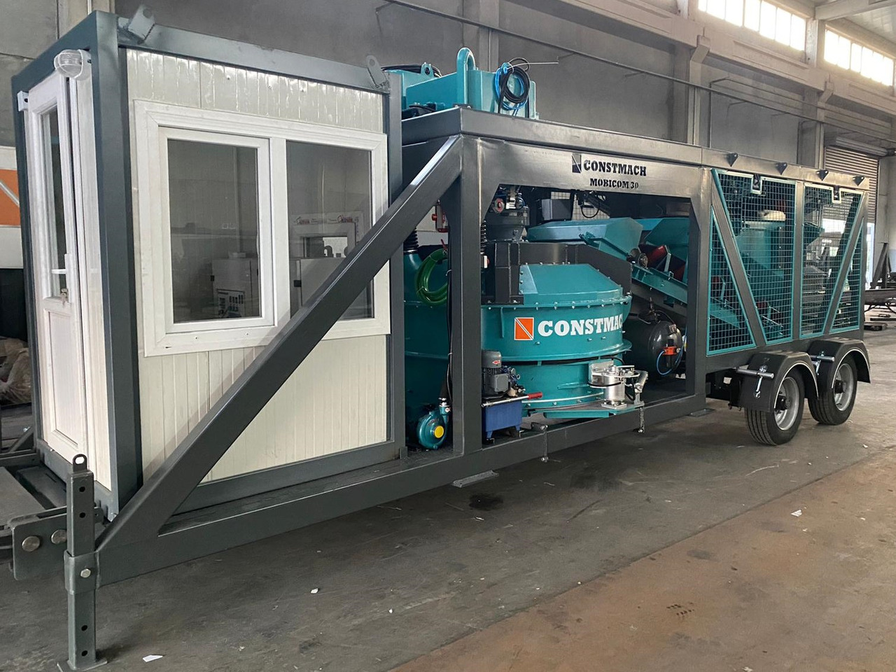 Constmach Mini Mobile Concrete Batching Plant 30 m³/h - 콘크리트 플랜트 : 사진 3 Constmach Mini Mobile Concrete Batching Plant 30 m³/h - 콘크리트 플랜트 : 사진 3