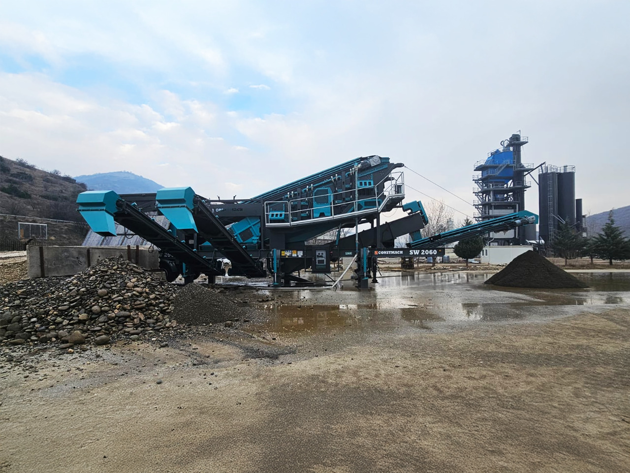 신규 스크리너 Constmach Mobile Screening And Washing Plant 60-200 TPH : 사진 6 신규 스크리너 Constmach Mobile Screening And Washing Plant 60-200 TPH : 사진 6