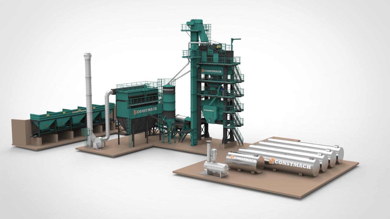 Constmach Stationäre Asphaltanlage wird auf Lager geliefert. - 아스팔트 플랜트 : 사진 1 Constmach Stationäre Asphaltanlage wird auf Lager geliefert. - 아스팔트 플랜트 : 사진 1