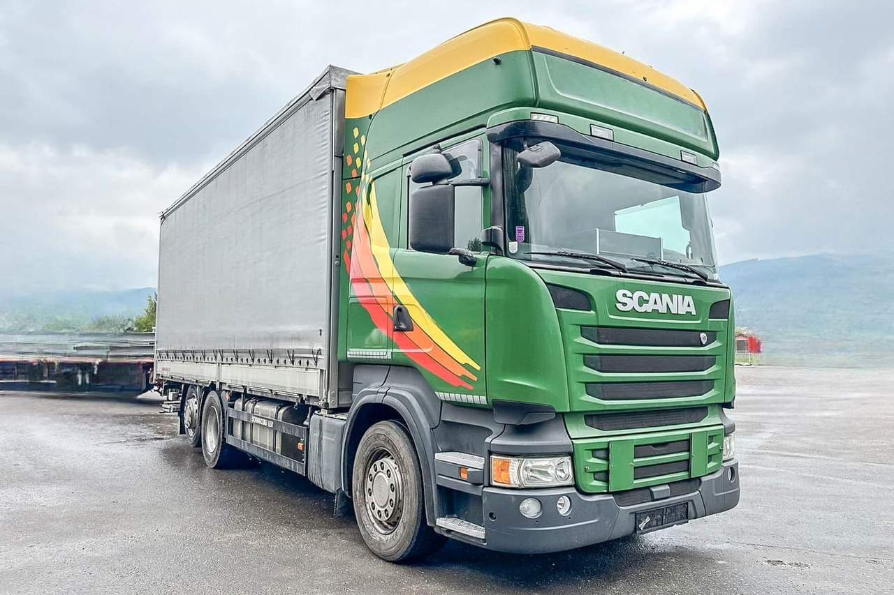 Scania R450 - 커튼사이더 트럭 : 사진 1 Scania R450 - 커튼사이더 트럭 : 사진 1