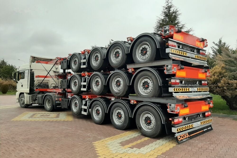 신규 컨테이너 운반 장치/ 스와프 보디 세미 트레일러 운반 물 컨테이너 Özgül 4 AXLE HIGH CUBE CONTAINER CARRIER : 사진 6