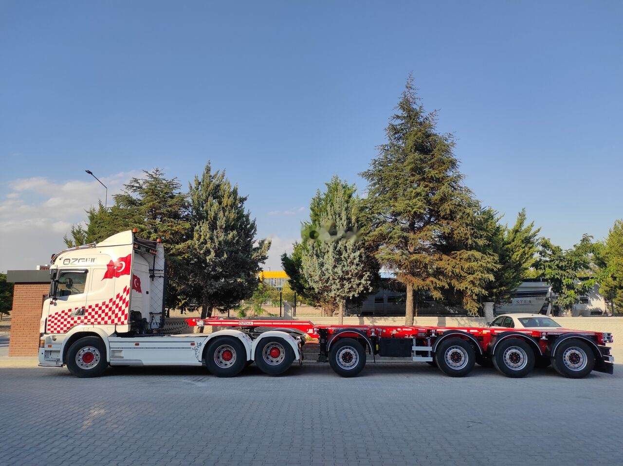 신규 컨테이너 운반 장치/ 스와프 보디 세미 트레일러 운반 물 컨테이너 Özgül 4 AXLE HIGH CUBE CONTAINER CARRIER : 사진 19