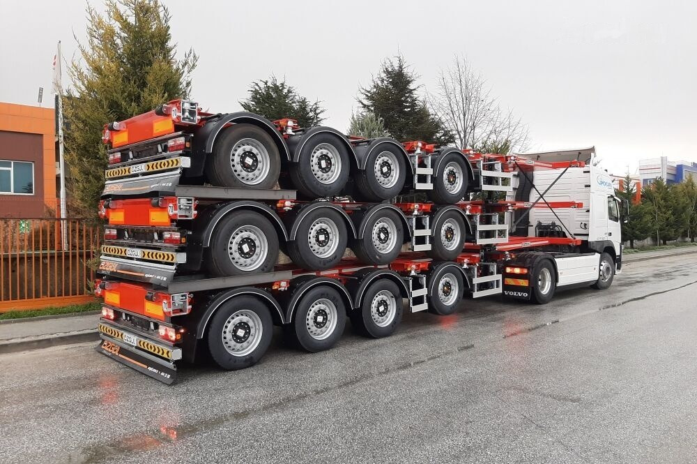 신규 컨테이너 운반 장치/ 스와프 보디 세미 트레일러 운반 물 컨테이너 Özgül 4 AXLE HIGH CUBE CONTAINER CARRIER : 사진 14