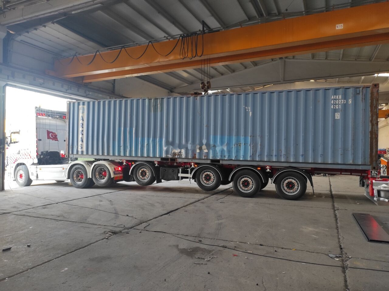 신규 컨테이너 운반 장치/ 스와프 보디 세미 트레일러 운반 물 컨테이너 Özgül 4 AXLE HIGH CUBE CONTAINER CARRIER : 사진 15