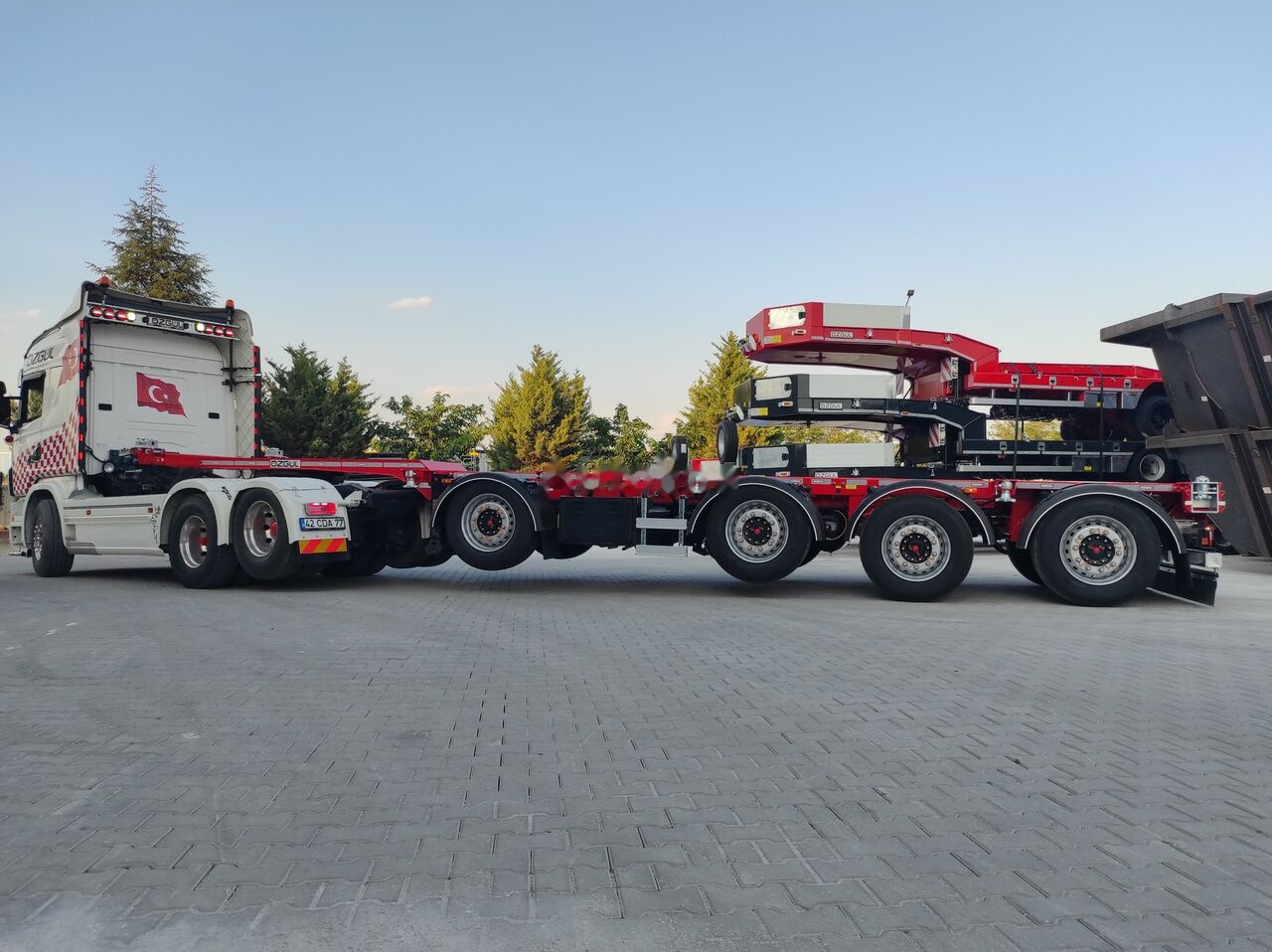 신규 컨테이너 운반 장치/ 스와프 보디 세미 트레일러 운반 물 컨테이너 Özgül 4 AXLE HIGH CUBE CONTAINER CARRIER : 사진 20