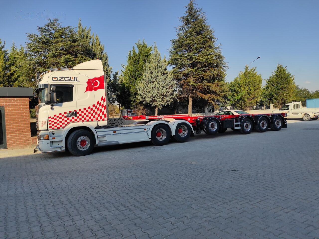 신규 컨테이너 운반 장치/ 스와프 보디 세미 트레일러 운반 물 컨테이너 Özgül 4 AXLE HIGH CUBE CONTAINER CARRIER : 사진 13