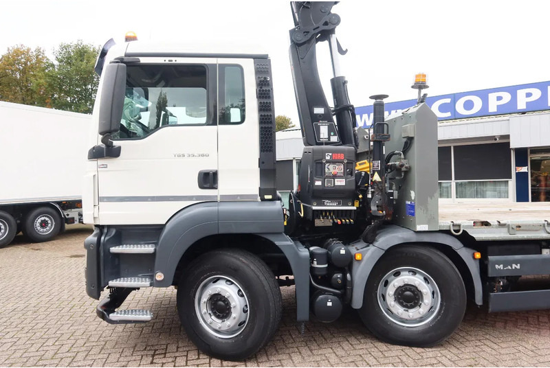 MAN TGS 35.360 Kraanwagen + oprijwagen Hiab 228 E3 - 크레인 트럭 : 사진 3 MAN TGS 35.360 Kraanwagen + oprijwagen Hiab 228 E3 - 크레인 트럭 : 사진 3