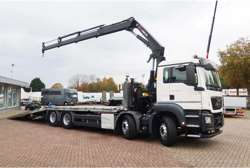 MAN TGS 35.360 Oprijwagen + HIAB 228 E3 Kraan 8x2 - 자동 운반 장치 트럭 : 사진 2 MAN TGS 35.360 Oprijwagen + HIAB 228 E3 Kraan 8x2 - 자동 운반 장치 트럭 : 사진 2