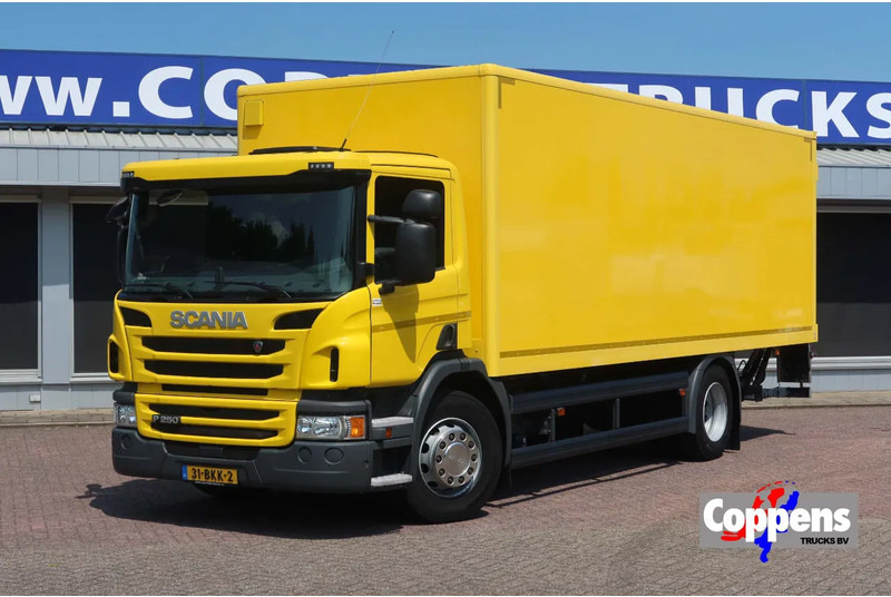 Scania P250 4x2 Bakwagen+Klep E6 Dhollandia 1500 kg - 박스 트럭 : 사진 1 Scania P250 4x2 Bakwagen+Klep E6 Dhollandia 1500 kg - 박스 트럭 : 사진 1