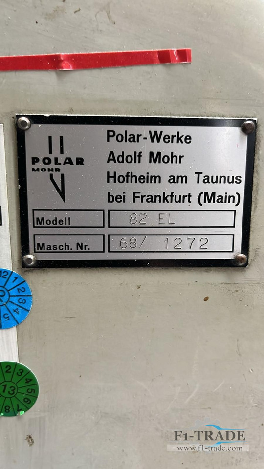 Polar 82 EL - 종이 절단기 : 사진 4 Polar 82 EL - 종이 절단기 : 사진 4