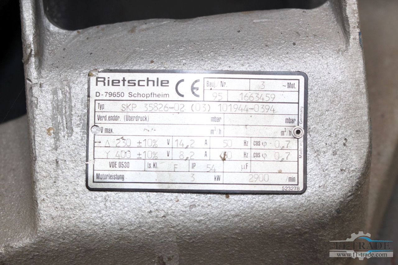 Rietschle SKP 35826-02 (03) - 산업용 장비 : 사진 5 Rietschle SKP 35826-02 (03) - 산업용 장비 : 사진 5