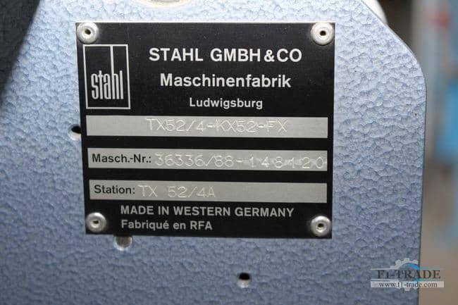 Stahl TX52/44 - 접지기 : 사진 5 Stahl TX52/44 - 접지기 : 사진 5