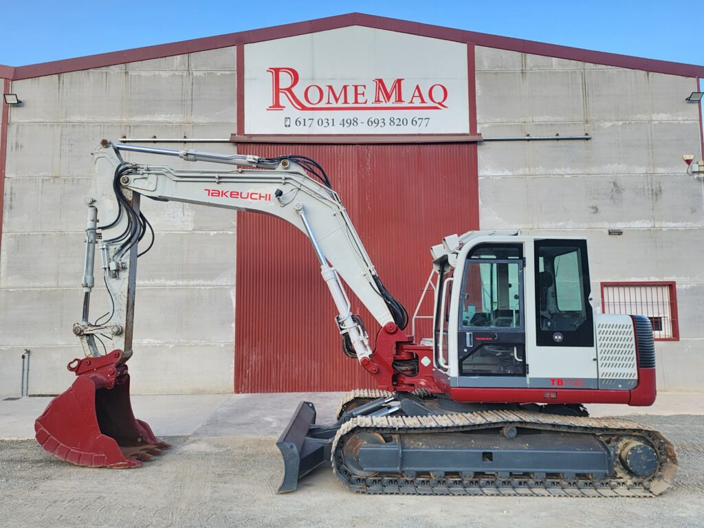 TAKEUCHI TB1140 - 크롤러 굴삭기 : 사진 1 TAKEUCHI TB1140 - 크롤러 굴삭기 : 사진 1