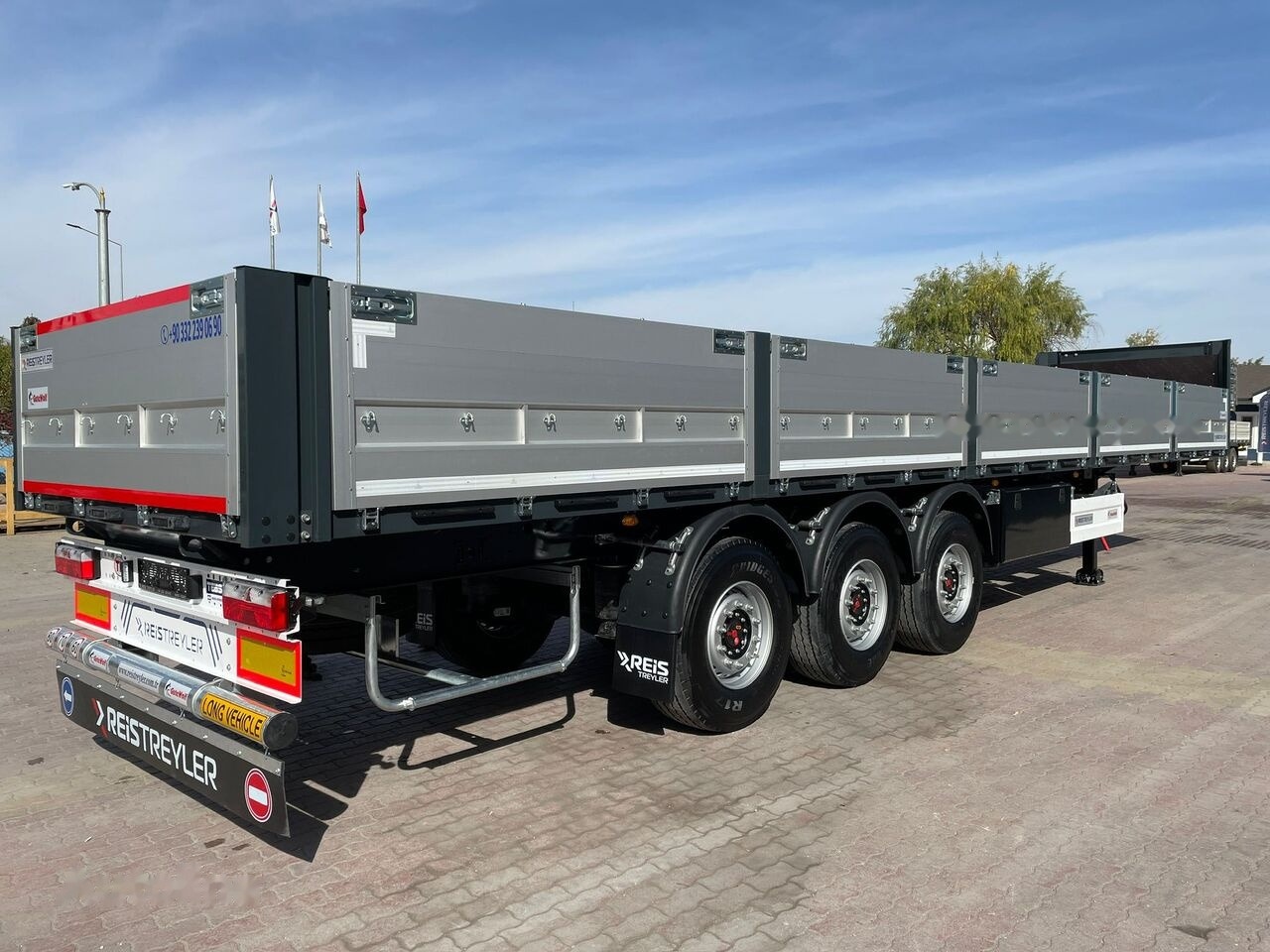 Reis Treyler Aluminium Cover General Cargo - 드롭사이드/ 플랫베드 세미 트레일러 : 사진 3 Reis Treyler Aluminium Cover General Cargo - 드롭사이드/ 플랫베드 세미 트레일러 : 사진 3