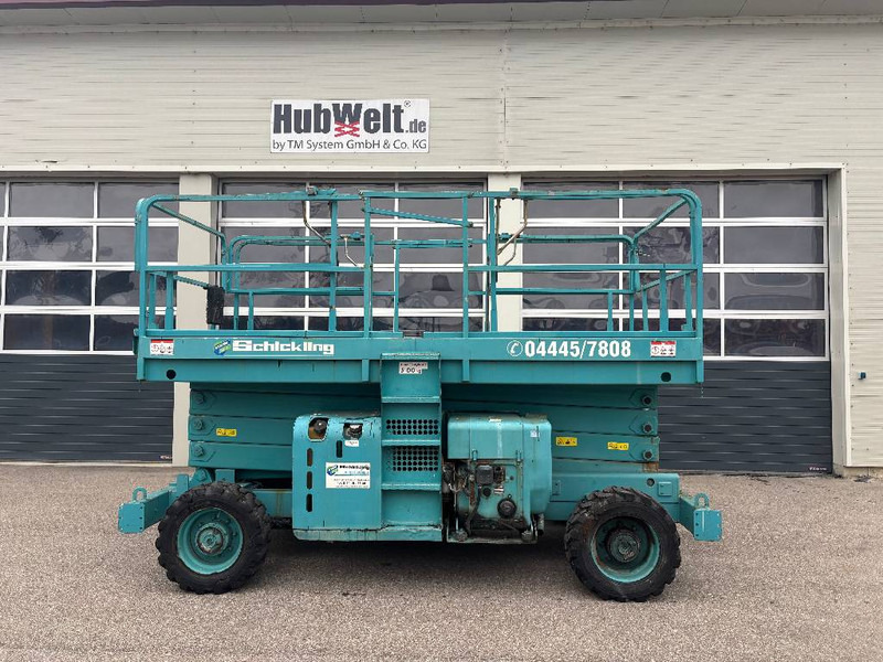 Haulotte H 12 SDX 12m Diesel Scherenarbeitsbühne - 시저 리프트 : 사진 1 Haulotte H 12 SDX 12m Diesel Scherenarbeitsbühne - 시저 리프트 : 사진 1