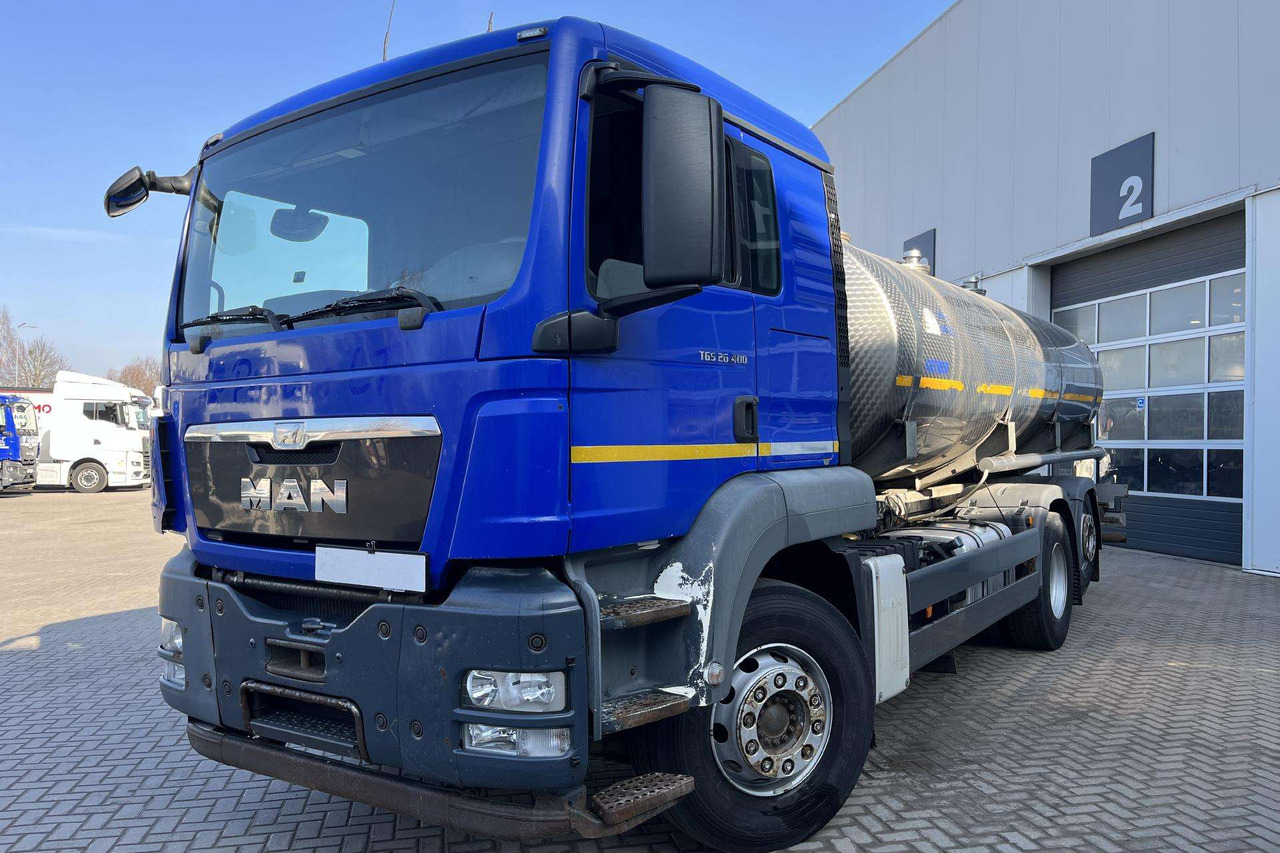MAN TGS 26.400 6X2-2 Pienovežis (8488) - 유조트럭, 유조 트레일러 : 사진 1 MAN TGS 26.400 6X2-2 Pienovežis (8488) - 유조트럭, 유조 트레일러 : 사진 1