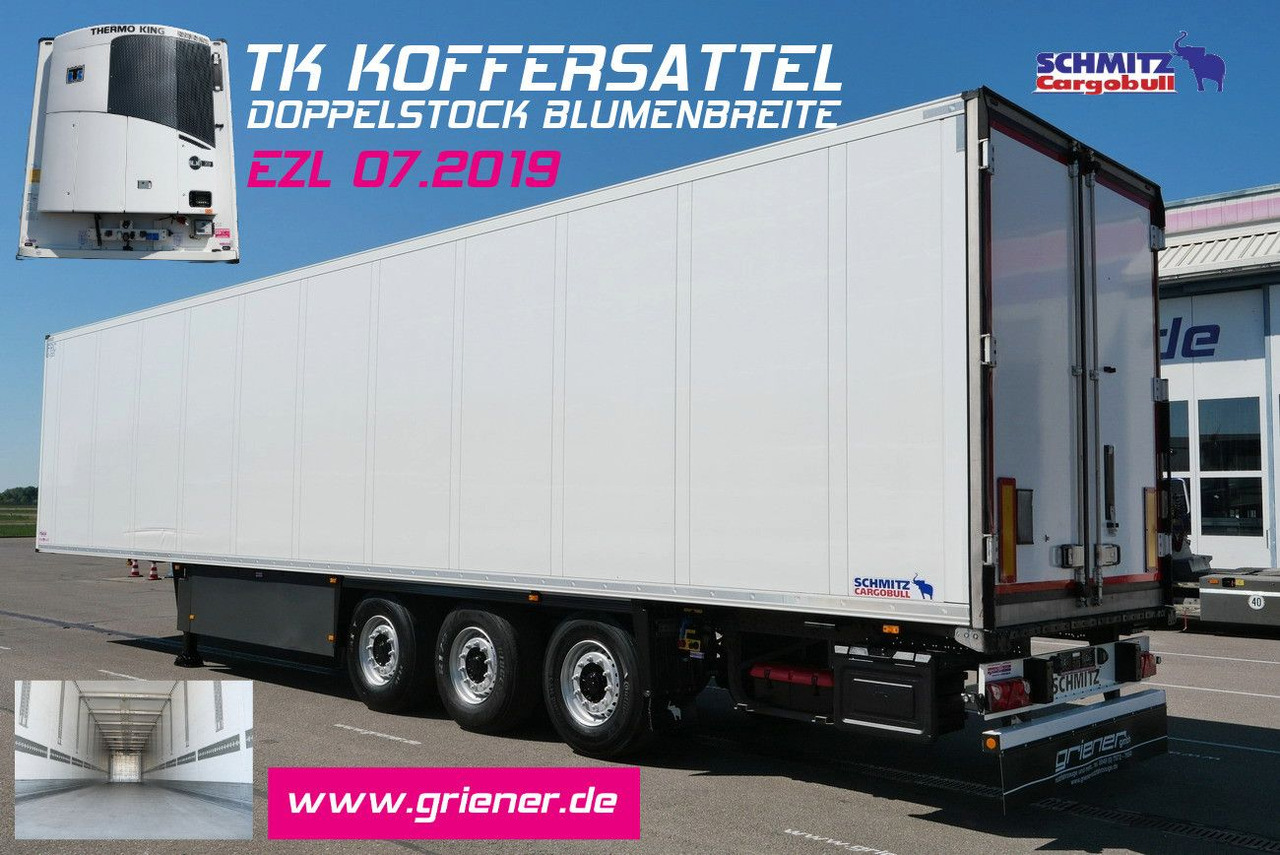 Schmitz Cargobull SKO 24/ THERMOKING SLXi300/ DOPPELSTOCK /BLUMEN - 냉동 세미 트레일러 : 사진 1 Schmitz Cargobull SKO 24/ THERMOKING SLXi300/ DOPPELSTOCK /BLUMEN - 냉동 세미 트레일러 : 사진 1