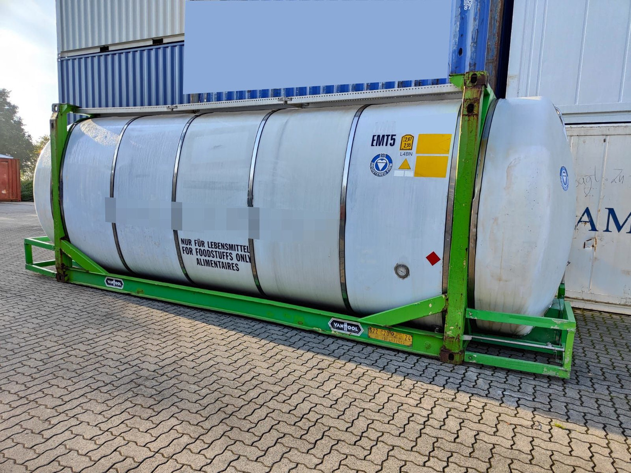 31.000 Liter V4A Lebensmittel ADR - 컨테이너 운반 장치/ 스와프 보디 세미 트레일러 : 사진 1 31.000 Liter V4A Lebensmittel ADR - 컨테이너 운반 장치/ 스와프 보디 세미 트레일러 : 사진 1