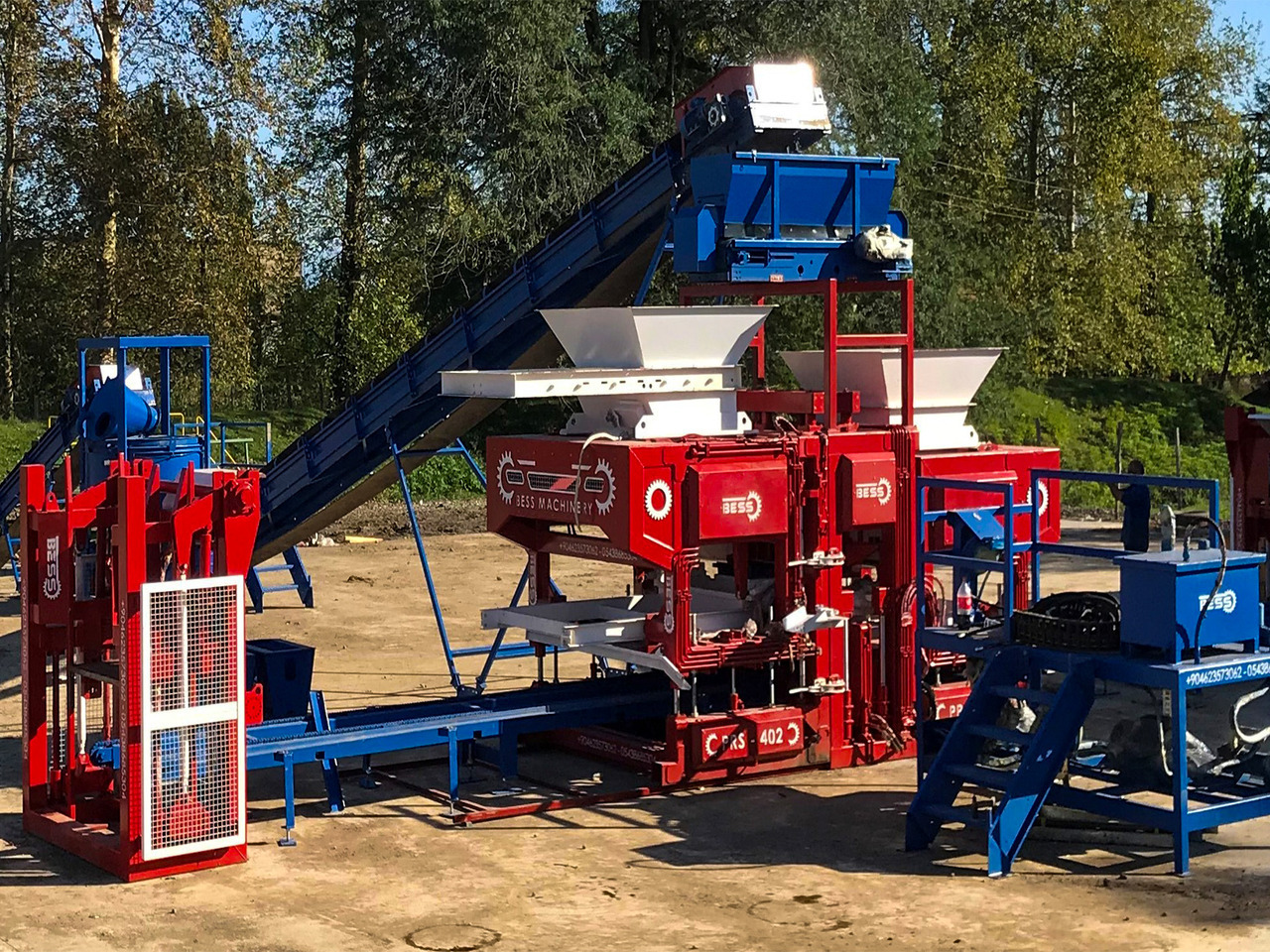 Automatic Paving Block Machine | PRS-402 - 블록 제작 기계 : 사진 1 Automatic Paving Block Machine | PRS-402 - 블록 제작 기계 : 사진 1