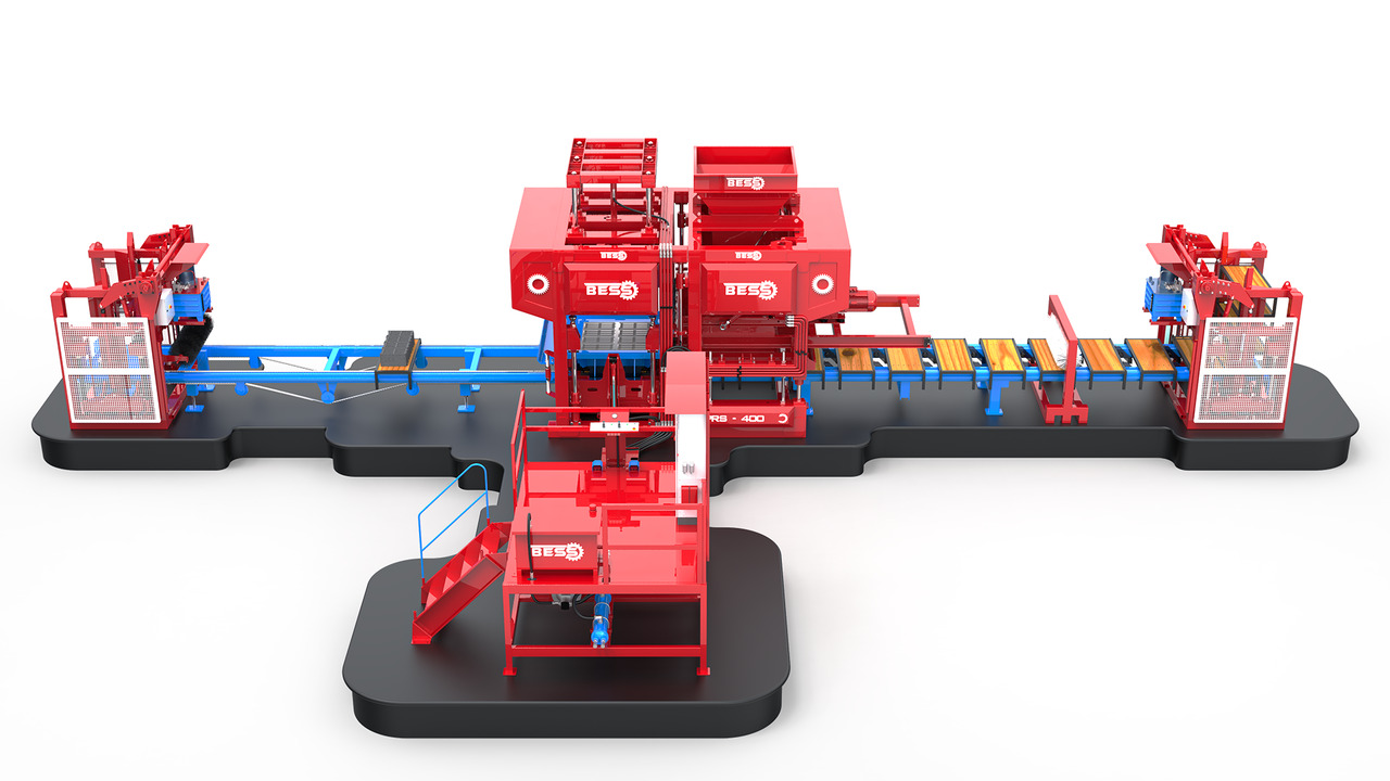 Concrete Block Machine | PRS-400 Fully Automatic - 블록 제작 기계 : 사진 3 Concrete Block Machine | PRS-400 Fully Automatic - 블록 제작 기계 : 사진 3