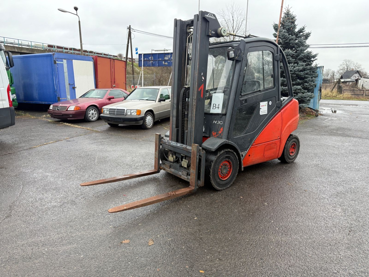Linde H40 - 디젤 지게차 : 사진 4 Linde H40 - 디젤 지게차 : 사진 4