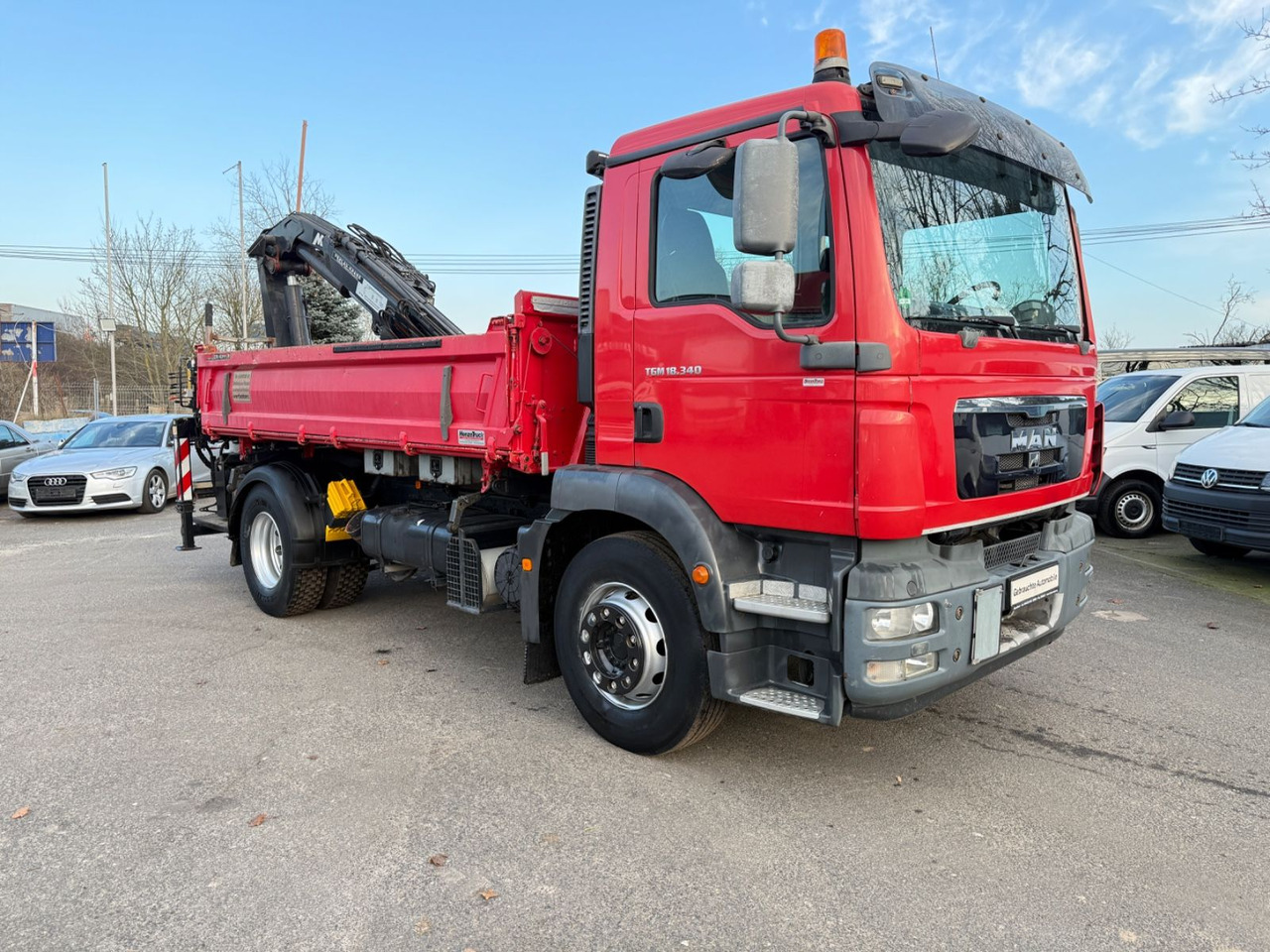 MAN TGM 18.340 Kipper mit Kran - 덤프트럭, 크레인 트럭 : 사진 5 MAN TGM 18.340 Kipper mit Kran - 덤프트럭, 크레인 트럭 : 사진 5