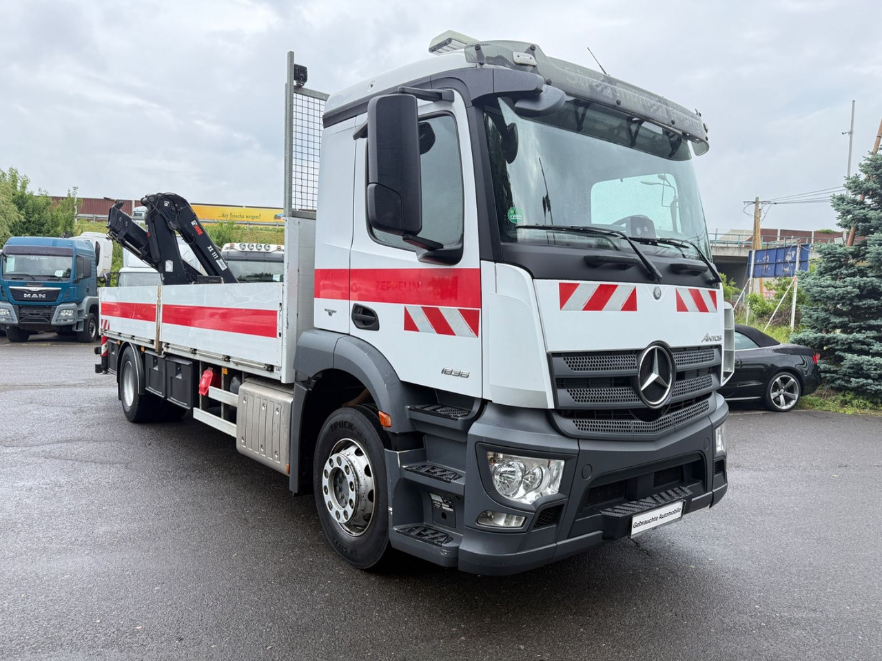 Mercedes-Benz Antos 1836 Kran Xiab - 드롭사이드/ 플랫베드 트럭, 크레인 트럭 : 사진 5 Mercedes-Benz Antos 1836 Kran Xiab - 드롭사이드/ 플랫베드 트럭, 크레인 트럭 : 사진 5