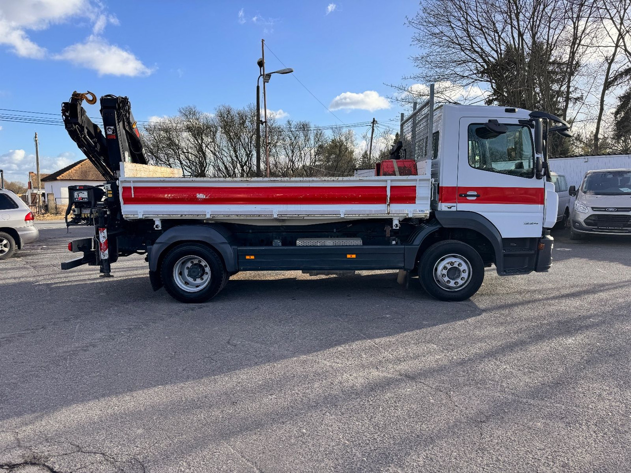 Mercedes-Benz Atego 1224 Kipper - Kran - 덤프트럭, 크레인 트럭 : 사진 5 Mercedes-Benz Atego 1224 Kipper - Kran - 덤프트럭, 크레인 트럭 : 사진 5