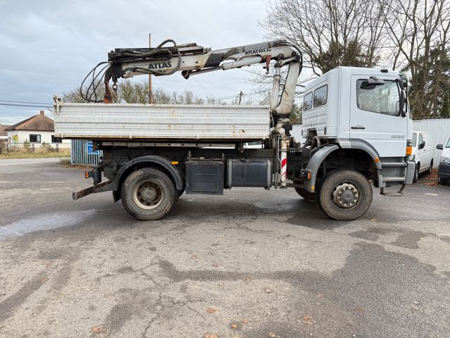 Mercedes-Benz Atego 1828 4x4 Kipper-Kran Atlas - 덤프트럭, 크레인 트럭 : 사진 5 Mercedes-Benz Atego 1828 4x4 Kipper-Kran Atlas - 덤프트럭, 크레인 트럭 : 사진 5