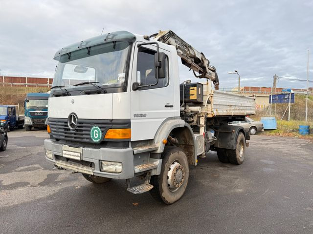Mercedes-Benz Atego 1828 4x4 Kipper-Kran Atlas - 덤프트럭, 크레인 트럭 : 사진 4 Mercedes-Benz Atego 1828 4x4 Kipper-Kran Atlas - 덤프트럭, 크레인 트럭 : 사진 4