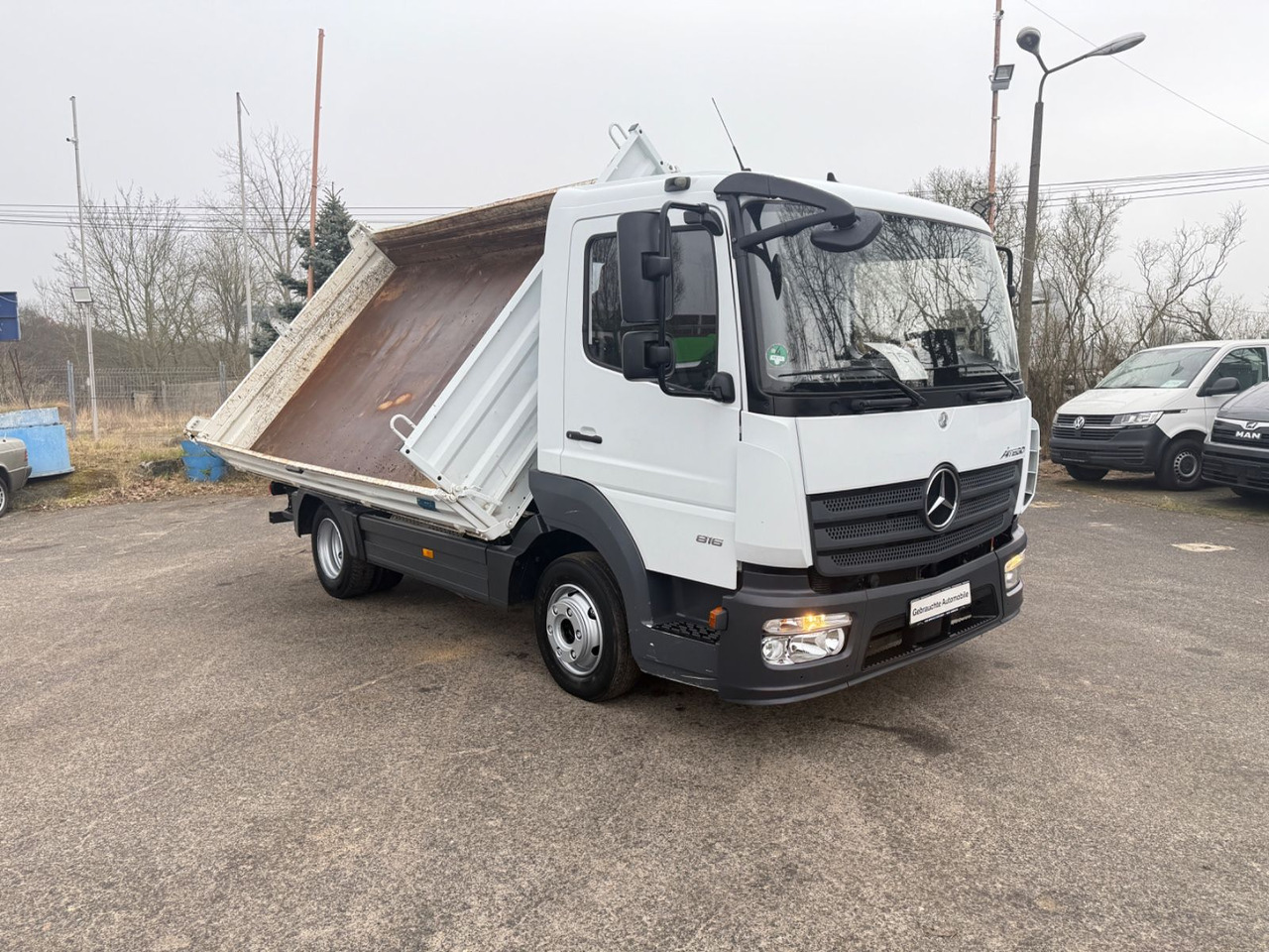 덤프트럭 Mercedes-Benz Atego 816 Kipper  73 tkm : 사진 9