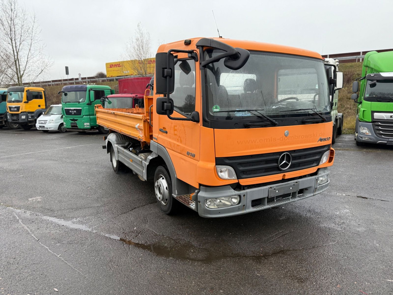 Mercedes-Benz Atego 818 4x2 OM 904 - 덤프트럭 : 사진 1 Mercedes-Benz Atego 818 4x2 OM 904 - 덤프트럭 : 사진 1