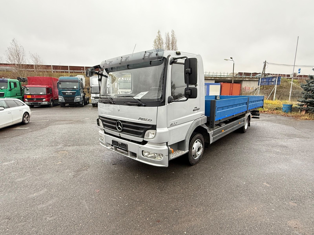 Mercedes-Benz Atego 822 L Klima, Tempomat - 드롭사이드/ 플랫베드 트럭 : 사진 3 Mercedes-Benz Atego 822 L Klima, Tempomat - 드롭사이드/ 플랫베드 트럭 : 사진 3