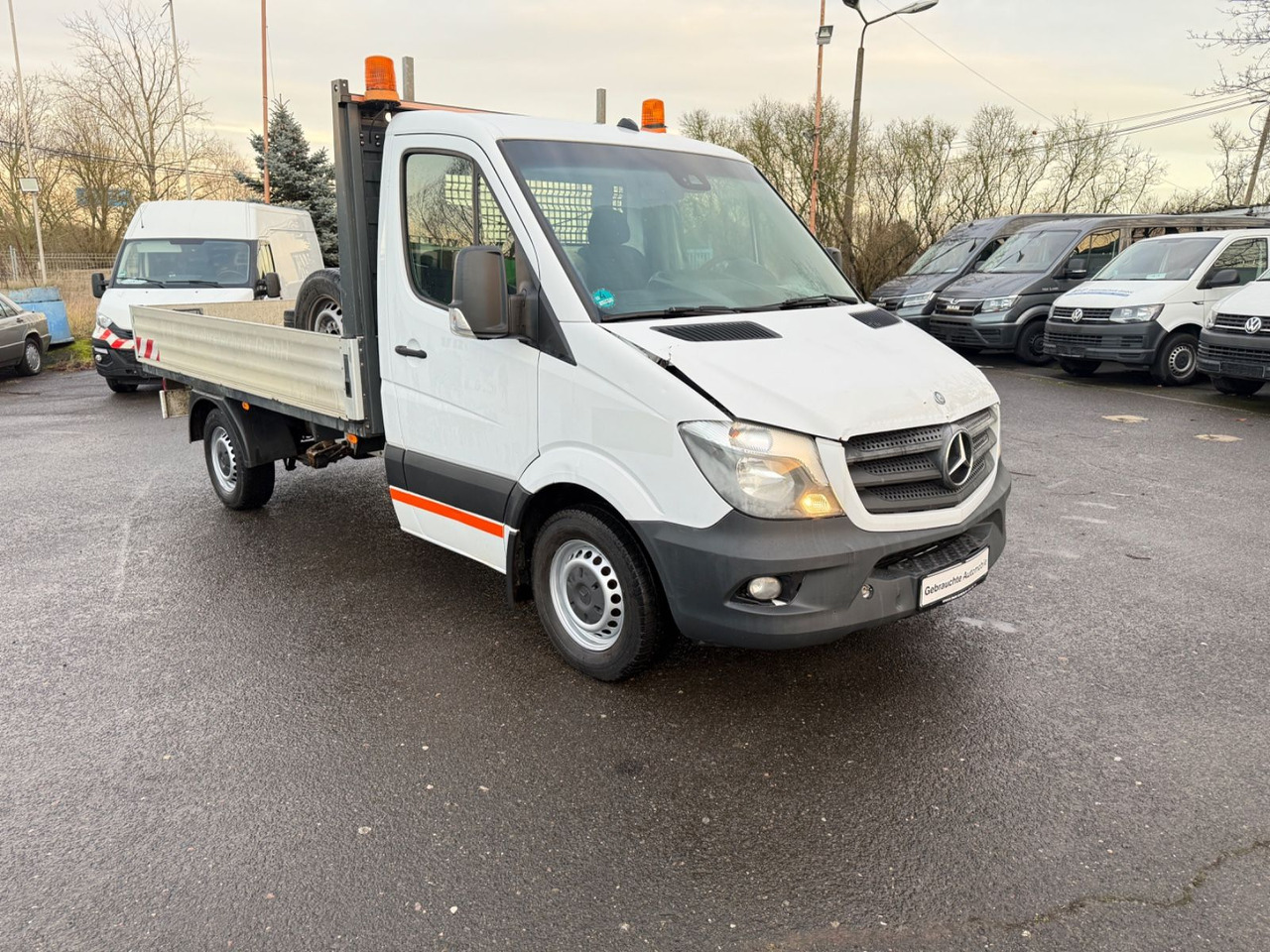 Mercedes-Benz Sprinter II Pritsche 313 CDI - 플랫베드 밴 : 사진 2 Mercedes-Benz Sprinter II Pritsche 313 CDI - 플랫베드 밴 : 사진 2