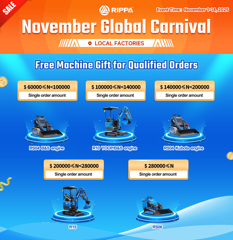 Rippa New RS06 Compact Loader | 24.4hp Kubota Power | High Flow Hydraulic System | Global Support - 스키드 스티어 로더 : 사진 2 Rippa New RS06 Compact Loader | 24.4hp Kubota Power | High Flow Hydraulic System | Global Support - 스키드 스티어 로더 : 사진 2