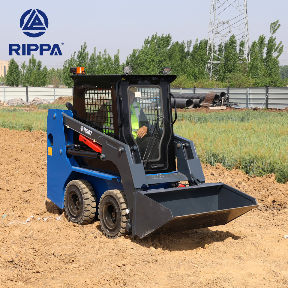 Rippa RS07 Compact Loader | 24.4hp Kubota Power | High Flow Dual Pump | Comfortable A/C Cabin - 스키드 스티어 로더 : 사진 1 Rippa RS07 Compact Loader | 24.4hp Kubota Power | High Flow Dual Pump | Comfortable A/C Cabin - 스키드 스티어 로더 : 사진 1